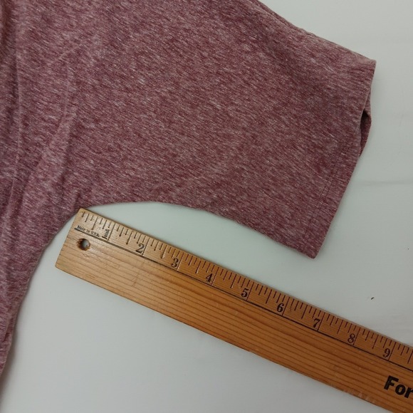 Umgee USA Women's M Pink Marled Knit Dolman Sleeve Twist Front Top - Picture 4 of 9